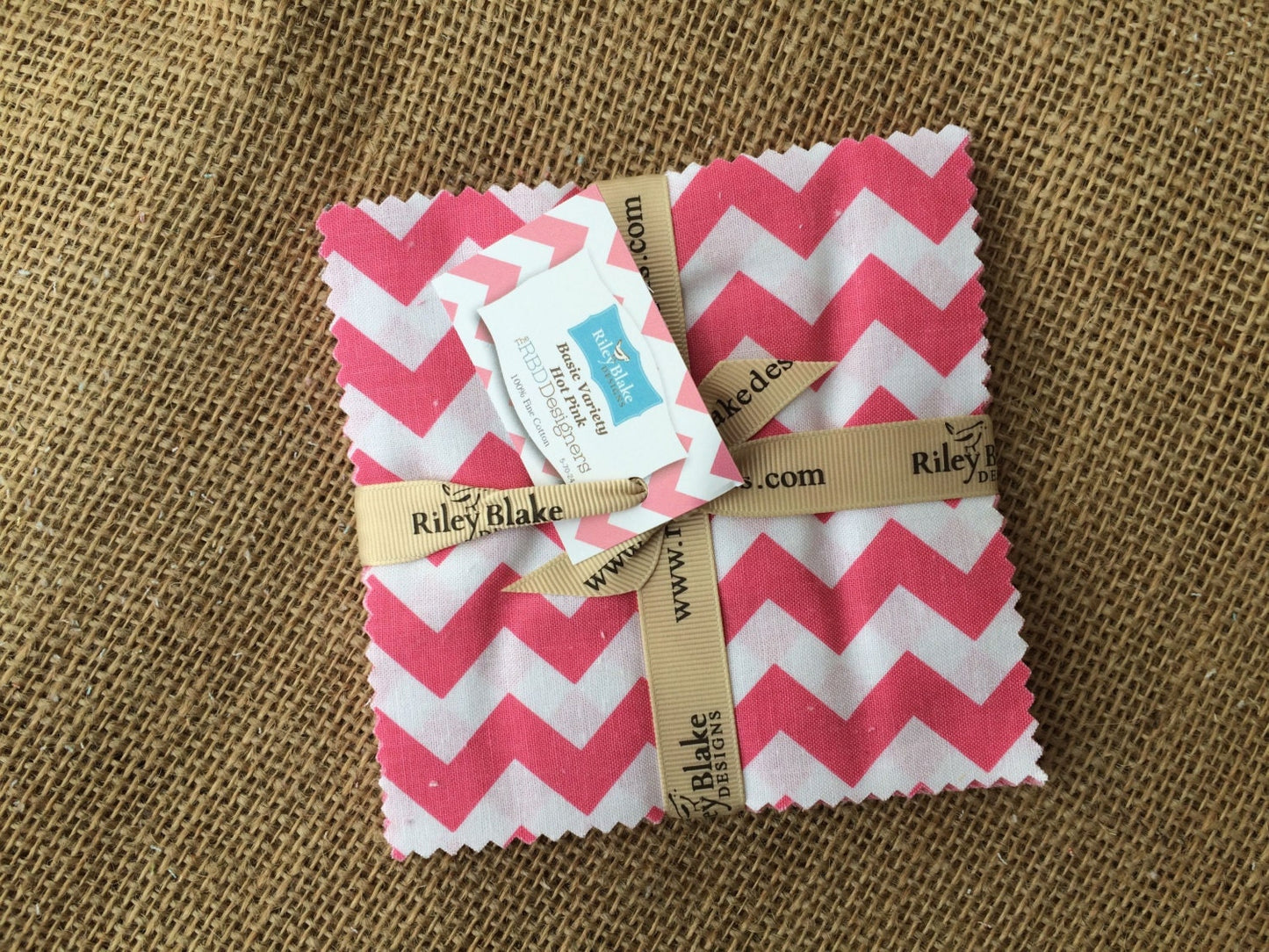 Riley Blake Pink Variety Print 5 Inch Stacker Charm Pack