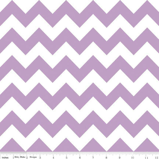 Riley Blake Medium Chevron Lavendar Fat Quarter