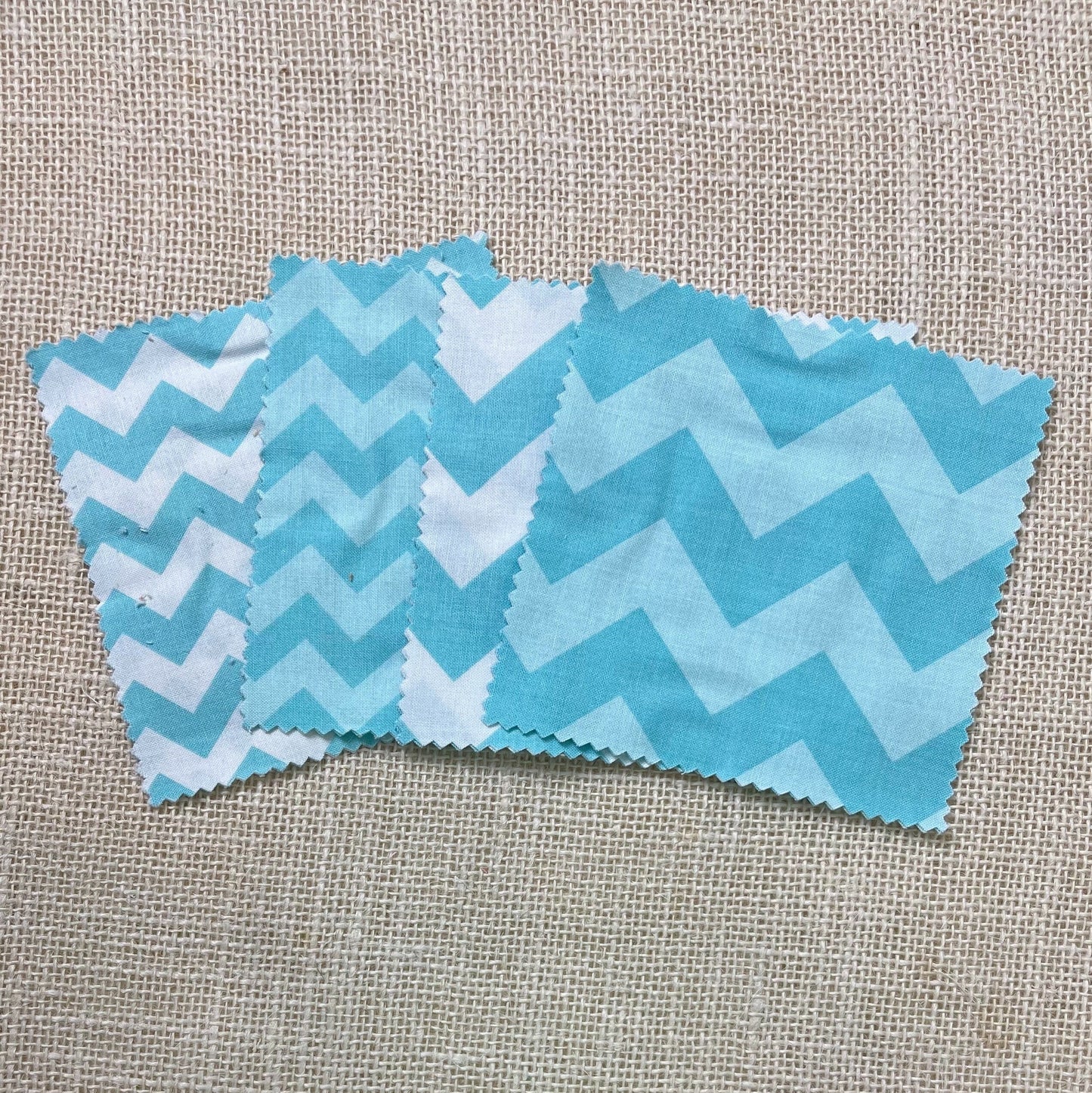 Riley Blake Aqua Variety Print 5 Inch Stacker Charm Pack