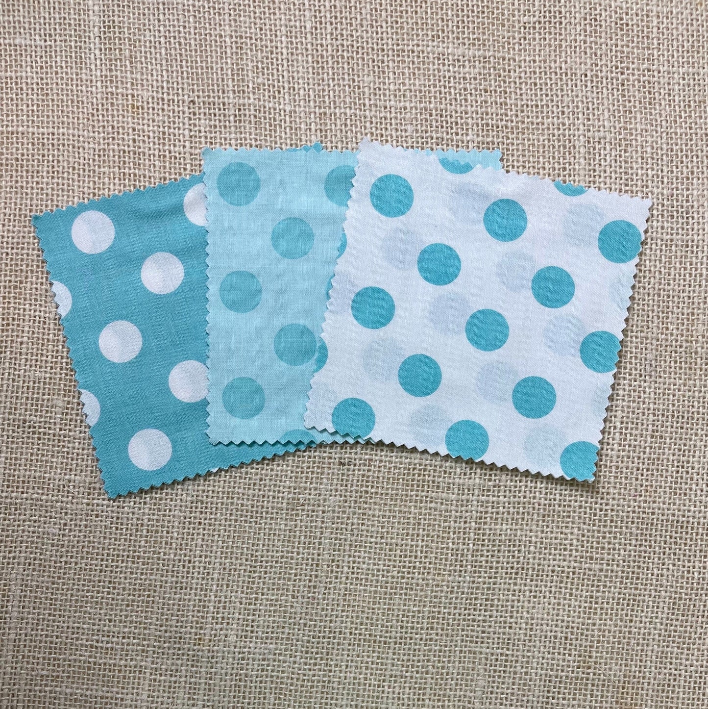 Riley Blake Aqua Variety Print 5 Inch Stacker Charm Pack