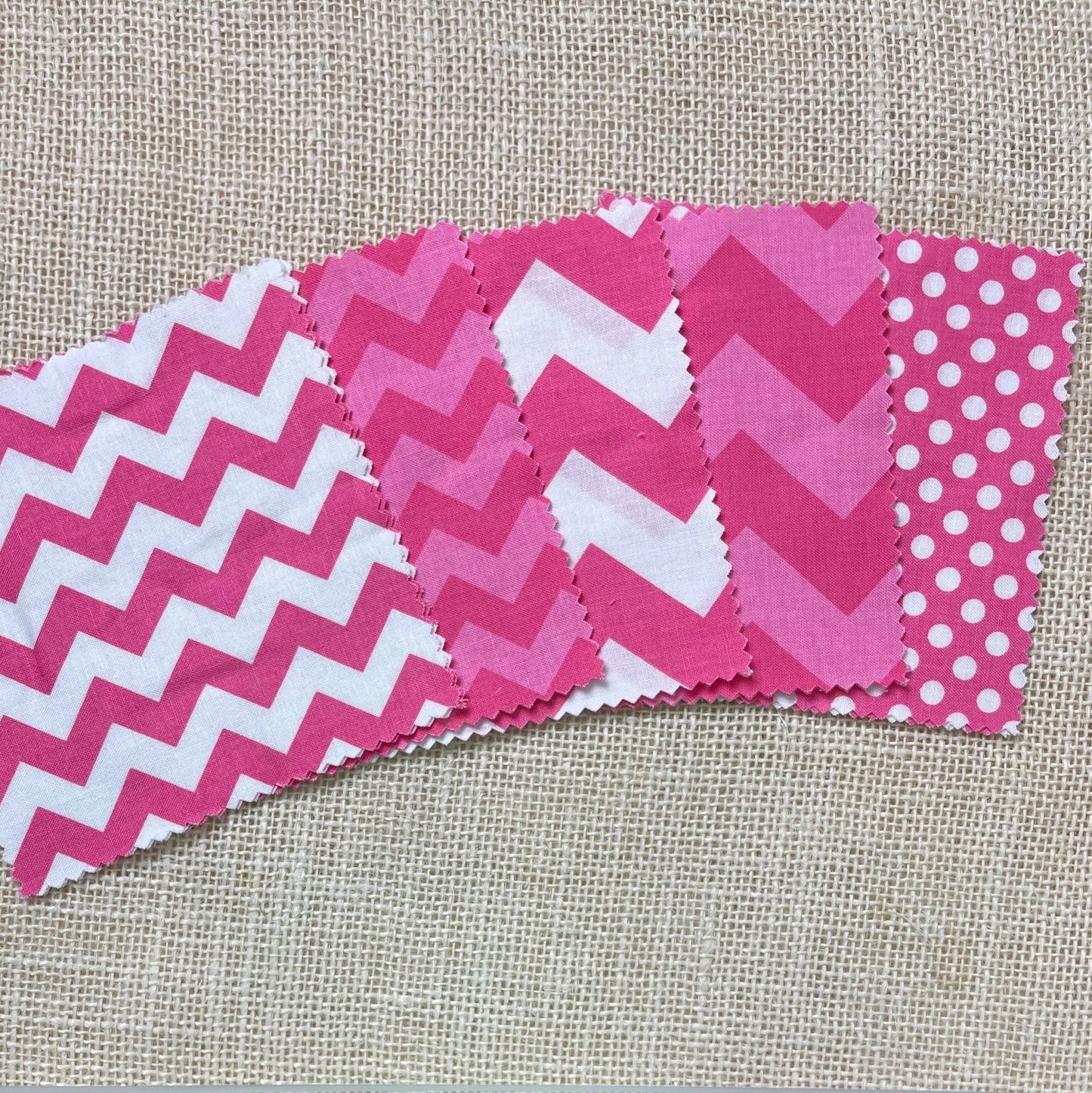 Riley Blake Pink Variety Print 5 Inch Stacker Charm Pack